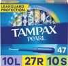  Băng vệ sinh Tampax Pearl Multipack Tampons with LeakGuard Protection 47 miếng 