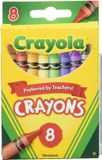  Bút chì màu cho bé Crayola Classic Crayons featuring Bluetiful 8 cây 