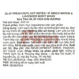  CTY - Sữa tắm Olay Fresh Outlast – Birch Water & Lavender 24HR Fresh Vibes Body Wash 650mL 22Oz 