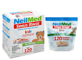  Bình rửa mũi cho bé Neilmed Kids Sinus Nasal Rinse All Natural Kit (60 gói muối) (120ml) 