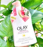  CTY - Sữa tắm Olay Fresh Outlast Body Wash Notes of Watermelon & Agave 24HR Fresh Vibes 975mL 33Oz 