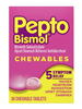  Viên nhai hỗ trợ đau bụng Pepto Bismol Chewables 30 viên 