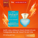  (SALE-SNH) Nước hoa mini Versace Pour Femme Dylan Turquoise Eau De Toilette EDT 5ml 0.17oz 