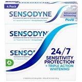  Set 4 kem đánh răng Sensodyne Advanced Whitening 24/7 Sensitivity Protection Toothpaste 6.5Oz 184g 