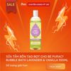  (SALE-S50) Sữa tắm bồn tạo bọt cho bé Puracy Perfect Skin Pure Ingredients Bubble Bath Lavender & Vanilla 12Oz 355ml 