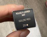  Son Gucci Rouge À Lèvres 25 Goldie Red Matte Minisize 0.035Oz 1g 