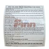  Viên Sữa Bioisland Milk Calcium For Kids 90 viên (Hộp) – Bổ Sung Canxi & Vitamin D3 Cho Trẻ Từ Sơ Sinh Đến 14 Tuổi (Có Tem Phụ) 