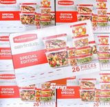  Set 13 hộp nhựa đựng thực phẩm Rubbermaid TakeAlongs Food Storage Containers 