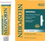  Kem bôi hỗ trợ làm lành vết thương Neosporin Original Antibiotic Ointment 24-Hour Infection Prevention for Minor Wound 1Oz 28.3g 