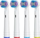  Replacement Toothbrush Heads for Oral-B, 4 Pack Replacement Heads Compatible with Oral B Braun Electric Toothbrush 