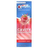  Kem đánh răng cho bé Crest Kid's Anticavity Cavity Protection Fluoride Toothpaste For Children Strawberry Rush 4.2Oz 119g 