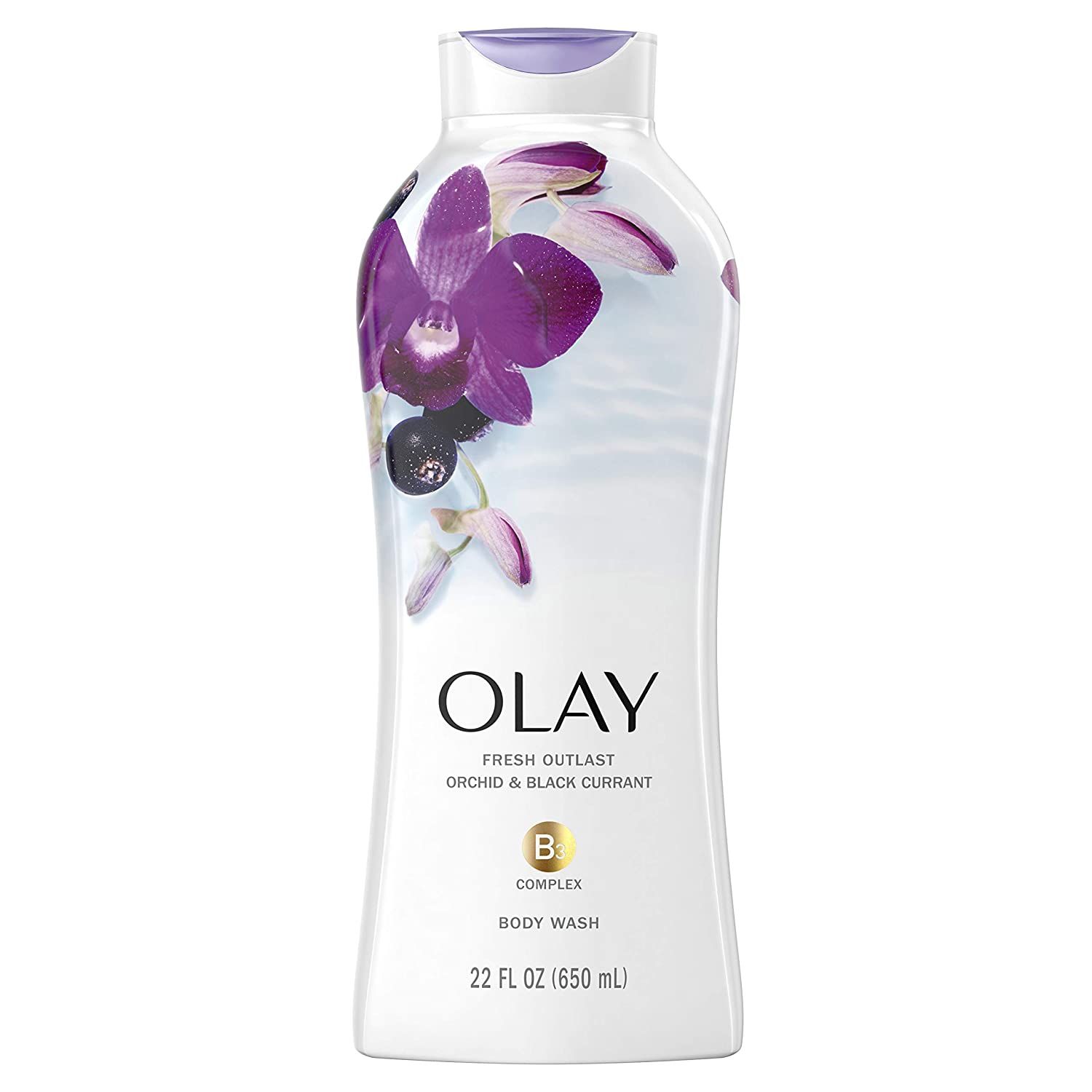 Olay Essential Botanicals Body Wash B3 Complex Orchid & Black Currant