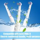  Replacement Toothbrush Heads for Oral-B, 4 Pack Replacement Heads Compatible with Oral B Braun Electric Toothbrush 