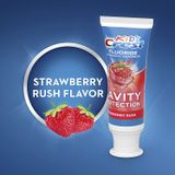  Kem đánh răng cho bé Crest Kid's Anticavity Cavity Protection Fluoride Toothpaste For Children Strawberry Rush 4.2Oz 119g 