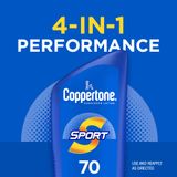  Kem chống nắng thể thao kháng nước Coppertone SPF 70 7Oz 207ml 