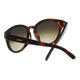  Mắt kính Chloe Gradient Brown Round Ladies Sunglasses CE699SA 218 55-19-135 