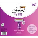  Set BiC Soleil Smooth Colors 3-Blade Women's Disposable Razors - 10 cái 