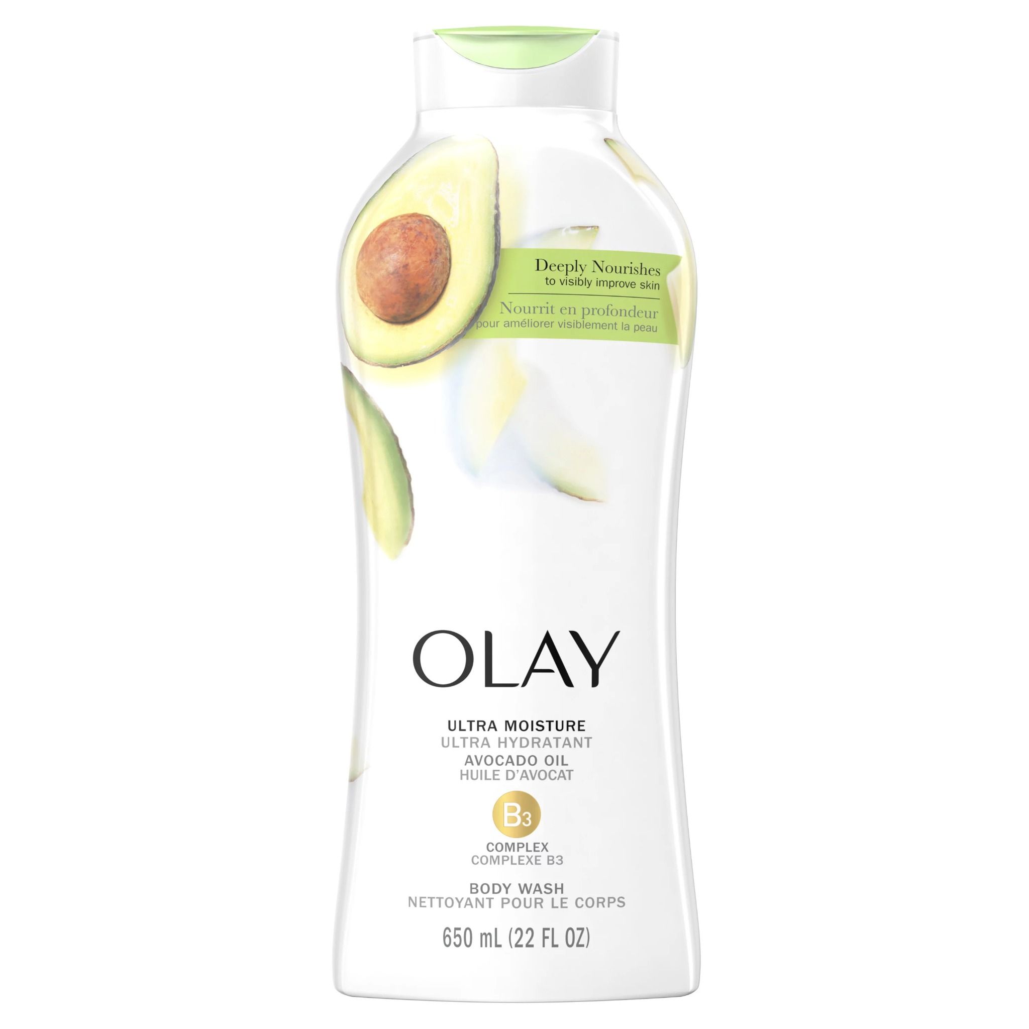  Sữa tắm dưỡng thể Olay Ultra Moisture with B3 and Avocado Oil, 22 Fl Ozl 