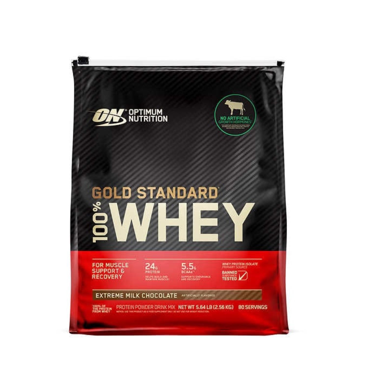  Bột bổ sung protein ON Optimum Nutrition whey chocolate gold 2.56kg 