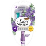  Dao cạo 4 lưỡi cho nữ BIC Soleil Escape Women's Disposable Razors, Lavender and Eucalyptus Scented Handles 4 cái 