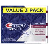  Set 3 Kem Đánh Răng Crest 3D White Advanced Glamorous Teeth Whitening Toothpaste - 3.3oz/3pk 