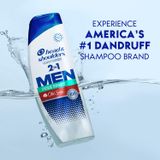  Dầu gội xả Head & Shoulders Men's Anti-Dandruff Treatment, Old Spice Pure Sport 2-in-1 Shampoo and Conditioner 20.7Oz 613ml 
