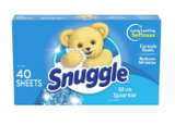  Giấy thơm quần áo Snuggle Fabric Softener Dryer Sheets - Blue Sparkle 40 tờ 