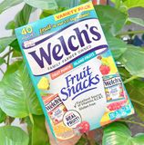  Kẹo Welch's Fruit Snack Fruit Punch & Island Fruit 0,9kg 40 gói 