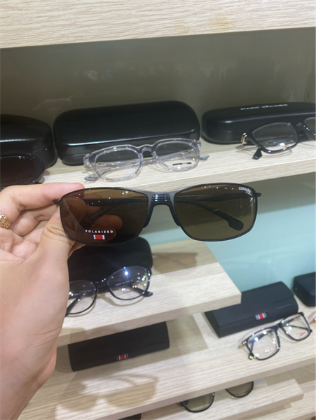  (SALE-SUN) Kính Carrera Polarized Bronze Rectangular Unisex Sunglasses 8039/S 