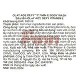  CTY - Sữa tắm Olay Age Defying with Vitamin E 24HR Moisturizing Body Wash 650mL 22Oz 