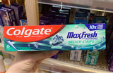  Kem Đánh Răng Colgate Max Fresh Whitening Breath Strisp Clean Mint 6.3Oz 178g 