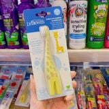 Bàn chải đánh răng cho bé Dr. Brown's Infant-to-Toddler Training Toothbrush Soft for Baby's First Teeth Giraffe 0-3 Years 