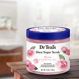  Tẩy tế bào chết cơ thể Dr Teal's Rose Shea Sugar Body Scrub 538gr 