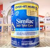  Sữa Mỹ Similac 360 Total Care GMO Free Infant Formula Powder 30.8Oz 873g 