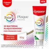  ( Úc ) kem đánh răng Colgate Total Plaque Release For Stronger Gums Reviving Cool Mint 95g 