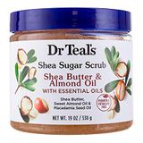  Tẩy tế bào chết cơ thể Dr. Teal's Shea Sugar Shea Butter & Almond Oil 19Oz 538g 