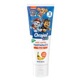  Kem đánh răng cho bé từ 2 đến 10 tuổi Orajel Kids Paw Patrol Anti-Cavity Fluoride Toothpaste Natural Fruity Bubble 4.2Oz 119g 