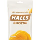  Kẹo ngậm giảm ho Halls Soothe Honey Menthol Flavor Cough Drops 30 viên 