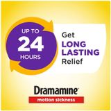  Viên uống hỗ trợ say tàu xe Dramamine All Day Less Drowsy Motion Sickness Relief Tablets for Nausea, Dizziness & Vomiting 8 viên 