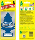  Set 6 cây thông thơm xe Little Trees Air Freshener New Car Scent Fragrance 