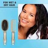  (SALE-SNL) Set 2 lược gỡ rối + lược thưa Conair Detangle & Style Detangling Brush and Comb 