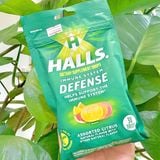  Kẹo ngậm giảm ho Halls Defense Vitamin C Assorted Citrus 30 viên 