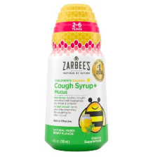 Siro ho cho bé từ 2 đến 12 tuổi Zarbee’s Natural Children’s Syrup Daytime 4Oz 118ml