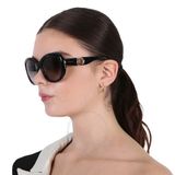  Kính Salvatore Ferragamo Gradient Smoke Oval Ladies Sunglasses SF727S 001 53 