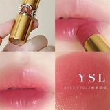  Son YSL Lipstick Rouge Volupte Shine Lip - 153 Rose Dentelle 3.2g 