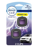  Set 2 nước hoa thơm xe Febreze Car Air Freshener Vent Clip Midnight Storm Scent 
