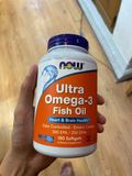  Viên uống bổ sung Now Ultra Omega-3 500 EPA/250 DHA 180 viên 