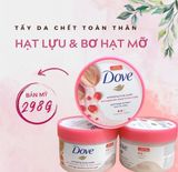  Tẩy tế bào chết cơ thể Dove Exfoliating Body Polish Pomegranate and Shea Butter Body Scrub 10.5Oz 298gr 