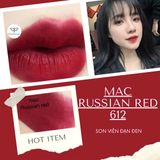  Son Mac Matte Macximal Lipstick 612 Russian Red 0.12Oz 3.5g 