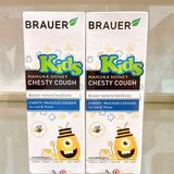  CTY - Siro ho cho bé Brauer Kids Manuka Honey Chesty Cough 100ml 